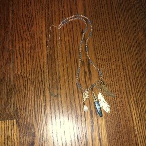 Francesca’s Long beaded necklace
